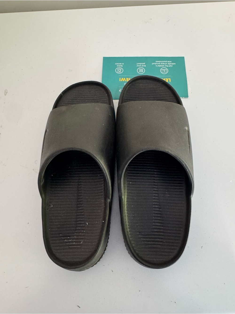 Nike Black Slide Sandals - Picture 4 of 4
